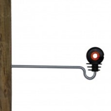 Gallagher XDI Afstandschroef-ringisolator hout gebogen, 18 cm