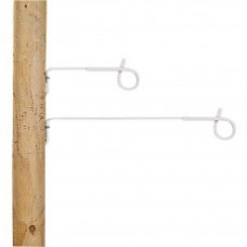 Gallagher afstandisolator krulstaart hout 17,5 cm