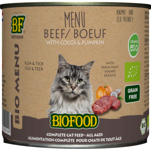 Biofood Organic Rund menu 200 gram blik