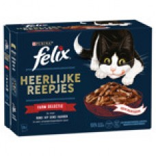 Felix MP Heerlijke reepjes Farm selectie box 12x85 gram