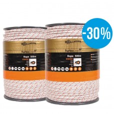 Gallagher TurboLine cord schrikdraad (wit of terra, duopack 2 x 500 meter)