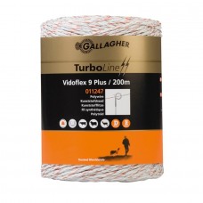 Gallagher Vidoflex 9 TurboLine Plus (wit) 200 meter