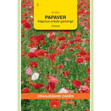 OBZ Papaver rhoeas Enkele Gemengd