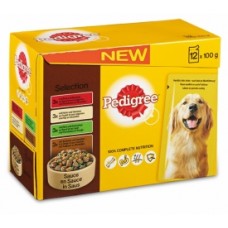 Pedigree Multipack Maaltijdzakjes Adult Selection