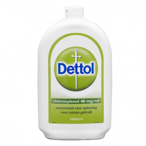 Op de kop van Bestrating ik betwijfel het Dettol 1 Liter