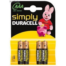 Duracell batt AAA kaart a 4 stuks