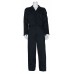 Overall polyester / katoen met drukknopen