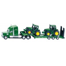 John Deere dieplader met tractoren 1:87