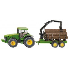 John Deere met houttransport 1:50