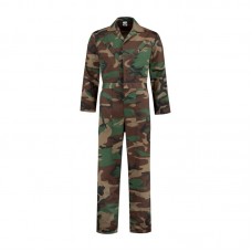 Overall camouflage polyester/katoen